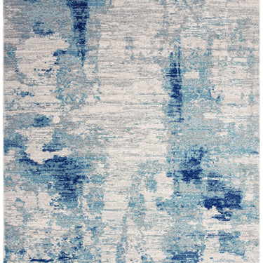 Mirage Blue NV36 Abstract Marble Rug for Modern Bedroom Living Room Rug