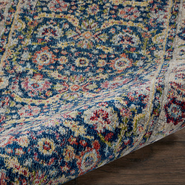 Nourison Ankara Vintage Antique Traditional ANR13 Rug in Navy Blue Multi  61 x 183 cm