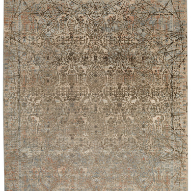 Consept Looms Emerald EMR102 Silky Mink Viscose Traditional Abstract Rug