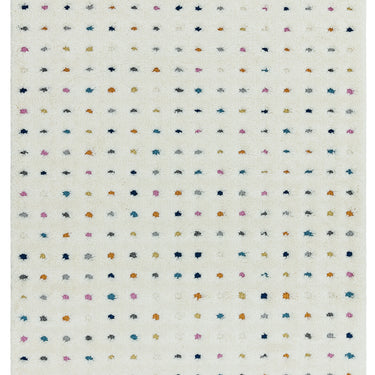 Asiatic London Ariana AR02 Dotty Boho Harmony Soft Scandi Multicolour Polypropylene Shaggy Moroccan Textured Rug