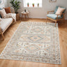 Ankara AKR2336 Bohomian Traditional Oriental Antique Cream Pink Blue Rust Multi Rug - Small 60x90 cm (2'x3')