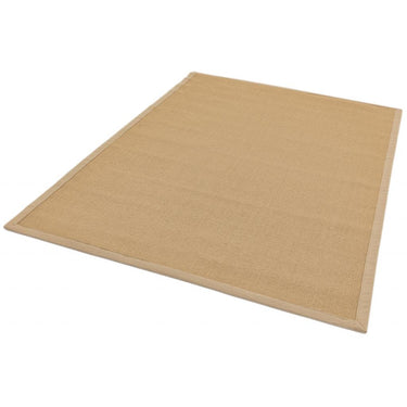 Sisal Jute Rug Plain Bordered Flatweave Linen Natural Non Slip Rug