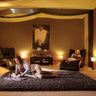 Imperial Luxury Shaggy Hand Woven Wool Rug in Chocolate Brown - Small 80x150 cm (2'6"x5')