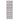 Washable Modern Coastal Striped Blue Rust Rug or Halway Runner