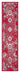 Alia Parisa Red Traditional Vintage Floral Bordered Rug