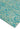 Elona Mosaic Cowhide Hand Made Flatweave Patchwork Leather Rug in Aqua Blue