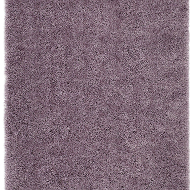 Chicago Shaggy Modern Plain Rug Hallway Runner Circle in Lavender