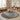My Mat My Fleck Grey Mix Washable Non-Slip Polypropylene Shaggy Rug - Round 200x200 cm (6'7"x6'7")