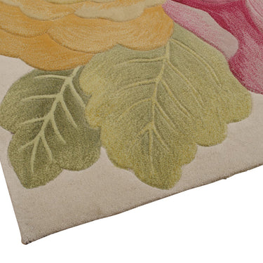 Nourison Tropics Multi Coloured Pure Tufted Wool Cotton Floral Rug