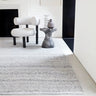 Abbus Boucle Hand Woven Flatweave Modern Plain Rug  in Steel Grey - Medium 120x170 cm (4'x5'6")