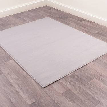 URCO Moda Silver Polypropylene Shaggy Modern Rug