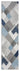 Orbit Bergen 3D Grey Blue Abstract Geometric Textured Hallway Runner Rug