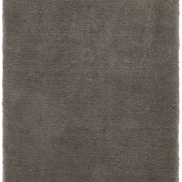 Lulu Soft Touch Plain Shaggy Rug in Smoke Grey
