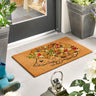 My Printed Coir Hedgehog Non-Slip Floral Doormat 45x75