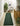 My Mat Forest Green Washable Non-Slip Polypropylene Shaggy Rug - Runner 67x300 cm (2'3"x10')