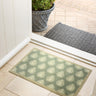 Emily Bond Jaipur Sage Green Washable Non-Slip Indoor Rug and Runner - Small 50 x 75 cm (2'x2'5")
