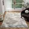 URCO Petra Tulum Curve Lines Grey Polypropylene Traditional Abstract Geometric Hallway Runner Rug - Small 80x150 cm (2'6"x5')