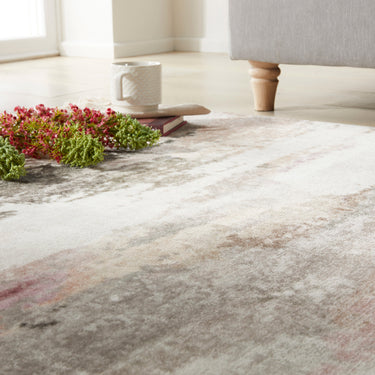 Consept Looms Liberty LIB111 Beige Washable Non-Slip Modern Rug