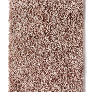 Imperial Luxury Shaggy Rug Guru Modern Hand Woven Wool Rug in Nude Pink