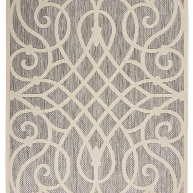 By Cozumel CZM04 Diamond 3D Grey Hand-Carved Polypropylene Abstract Geometric Rug