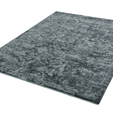 Asiatic London Zehraya ZE07 Charcoal Grey Washable Persian Traditional Vintage Rug