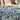 Consept Looms Liberty Scalloped LIB306 Navy Washable Non-Slip Traditional Floral Rug