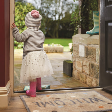 Hug Rug Floor Mat Home Garden Printed Welcome Hearts Door Mat