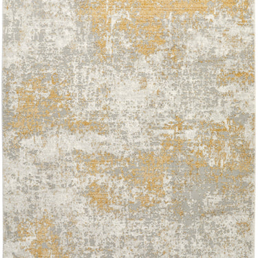 Consept Looms Rossa ROS03 Ivory Gold Polypropylene Abstract Modern Rug