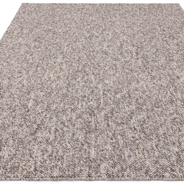 Asiatic London Boden Bobble Stone Grey Washable Wool Polypropylene Textured Rug