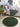 My Mat Forest Green Washable Non-Slip Polypropylene Shaggy Rug - Round 100x100 cm (3'4"x3'4")