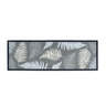 My Nylon Pattern Botanical Leaves Washable Non-Slip Bordered Doormat - Runner 50 x 150 cm (2'x5')