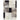 Asiatic London Xylo Sewn Cowhide Patchwork Leather Black Mono Handmade Geometric Textured Rug 200x290 cm