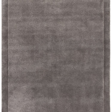 Asiatic London Rise Soft Silky Shiny Charcoal Grey Hand-Carved Wool Viscose Cotton Rug