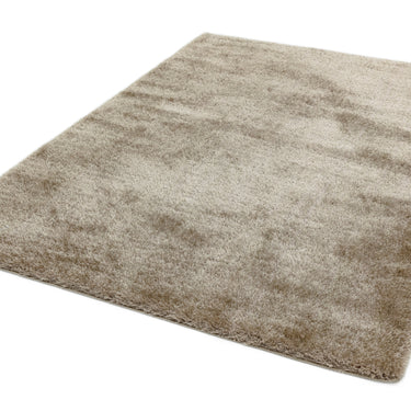 Payton Shaggy Rug Soft Fluffy Living Room Bedroom Silky Shimmer Mink Rug