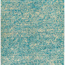 Elona Mosaic Cowhide Hand Made Flatweave Patchwork Leather Rug in Aqua Blue - X-Large 200x290 cm (6'7"x9'6")