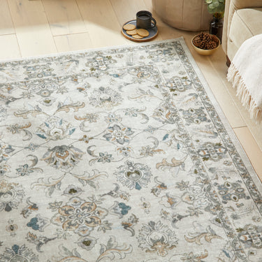 Consept Looms Liberty Classic LIB204 Taupe Washable Non-Slip Traditional Rug