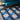 Asiatic London Camden Tufted Blue Grey Wool Viscose Geometric Textured Rug - Large 160x230 cm (5'3"x7'7")
