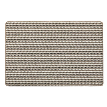 My Stain Resistant Twist Stripe Natural Washable Non-Slip Polypropylene Striped Doormat