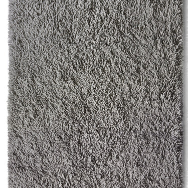 Imperial Luxury Shaggy Hand Woven Wool Rug in Grey Whisper