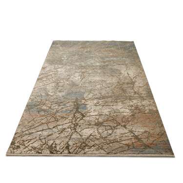Emerald EMR101 Rug Modern Abstract Silky Rug in Mink