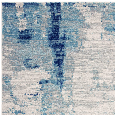 Mirage Blue NV36 Abstract Marble Rug for Modern Bedroom Living Room Rug