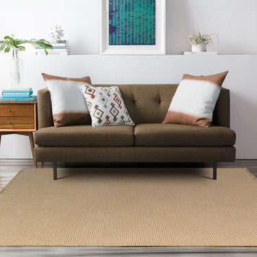 Kimi Becki Owens Surya Solid Border BOKM2301 Washable Jute Polypropylene Textured Rug