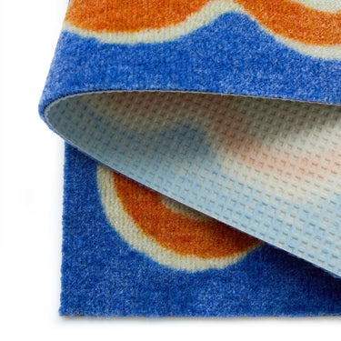 Dip and Drip Bathroom Lobster Washable Non-Slip Bordered Rug 50x75 cm