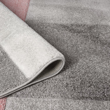 Orbit Riga 3D Multi Abstract Geometric Textured Hallway Runner Rug
