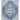 Phoenox Origins Garda Classic Blue Washable Non-Slip Cotton Chenille Rug