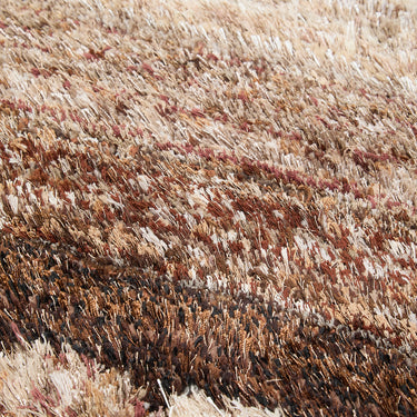3D Wave Silky Living Shaggy Geometric Textured Rug