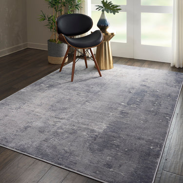 Rustic Textures RUS05 Modern Abstract Rug in Grey