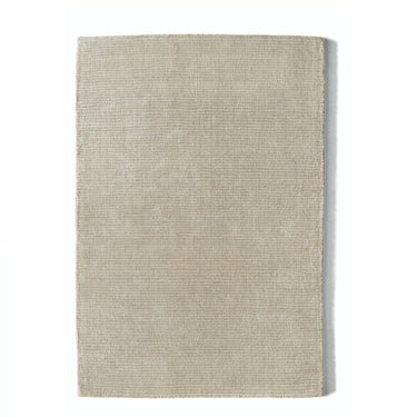 Orient Modern Hand Made Silky Shimmer Plain Stripes Viscose Stone Rug