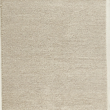 La Playa Hand Woven Pebble Wool Rug in Natural