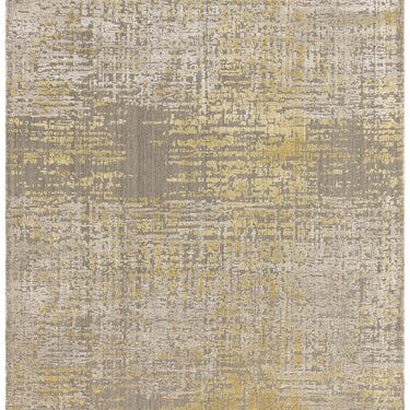 Torino Abstract Rug for Living Room Bedroom Dining Room Wool Viscose Rug in Gold